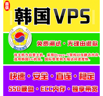 韩国VPS配置2048M申请，搜索引擎常用